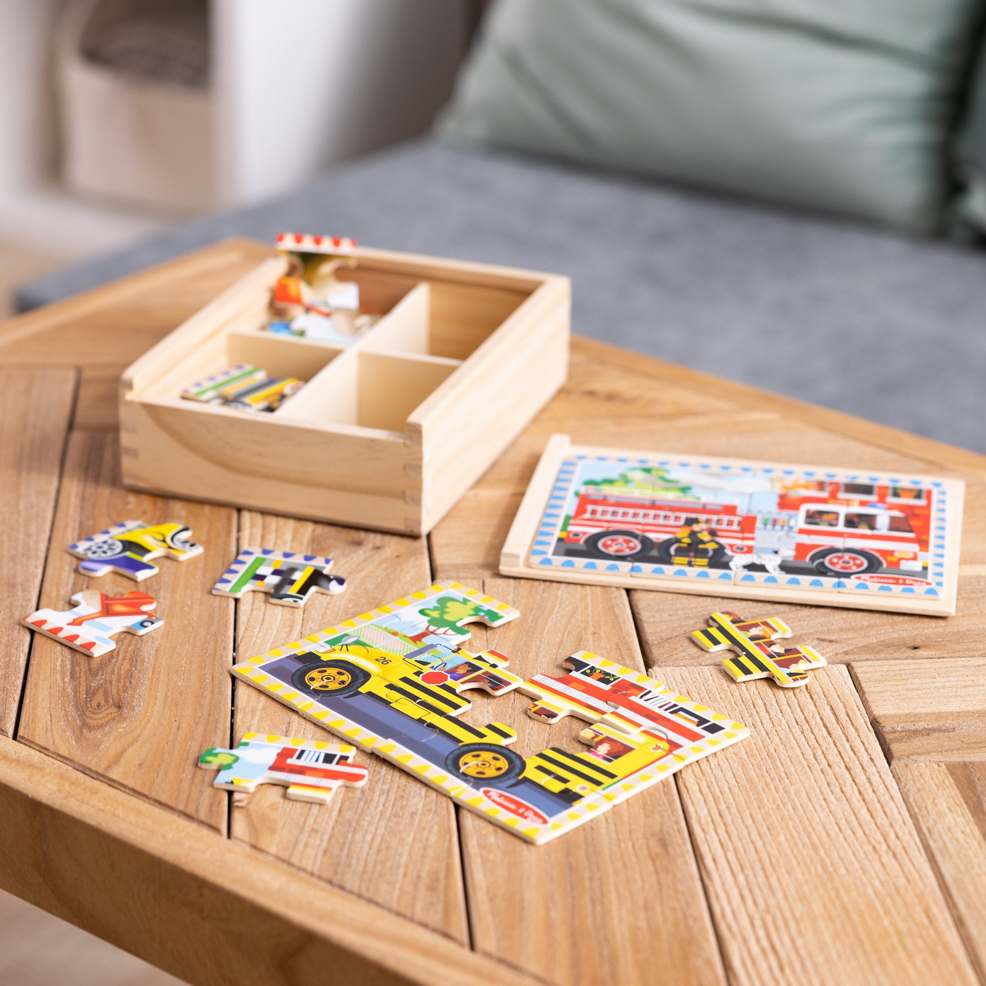 Wooden Jigsaw Puzzles in a Box - Vehicles - Image 9