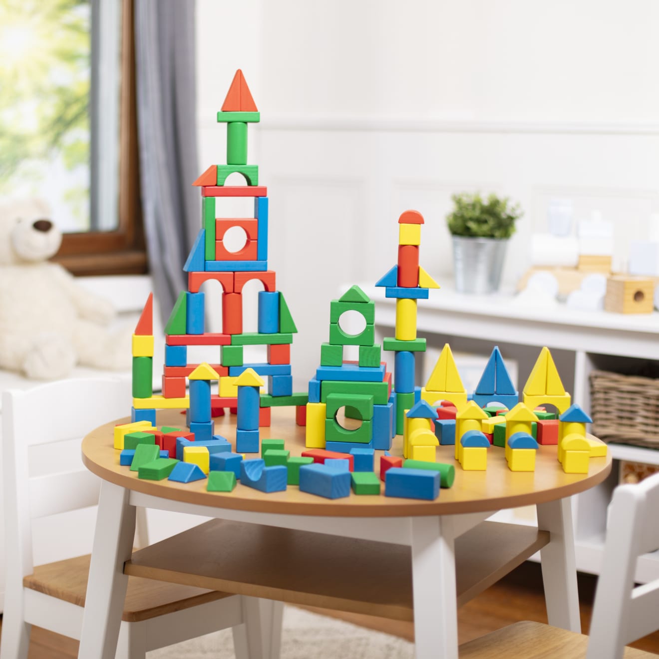 200 Piece Wood Blocks Set - Image 9