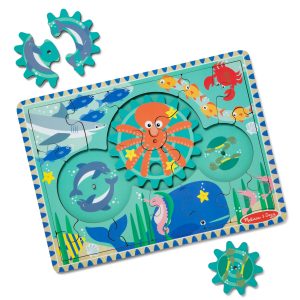 Wooden Underwater Gear Puzzle ?C 18 Pieces