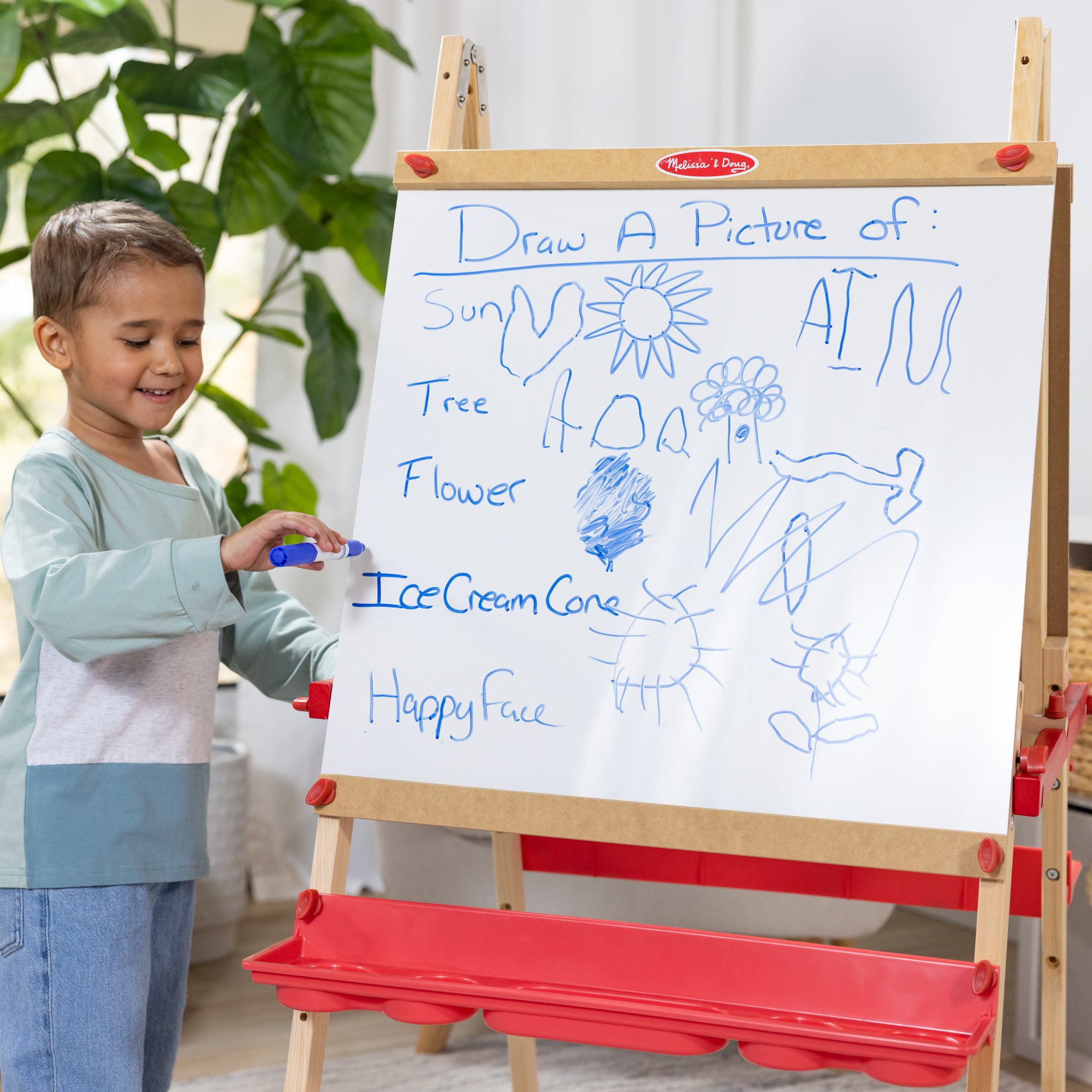 Deluxe Magnetic Standing Art Easel - Image 5