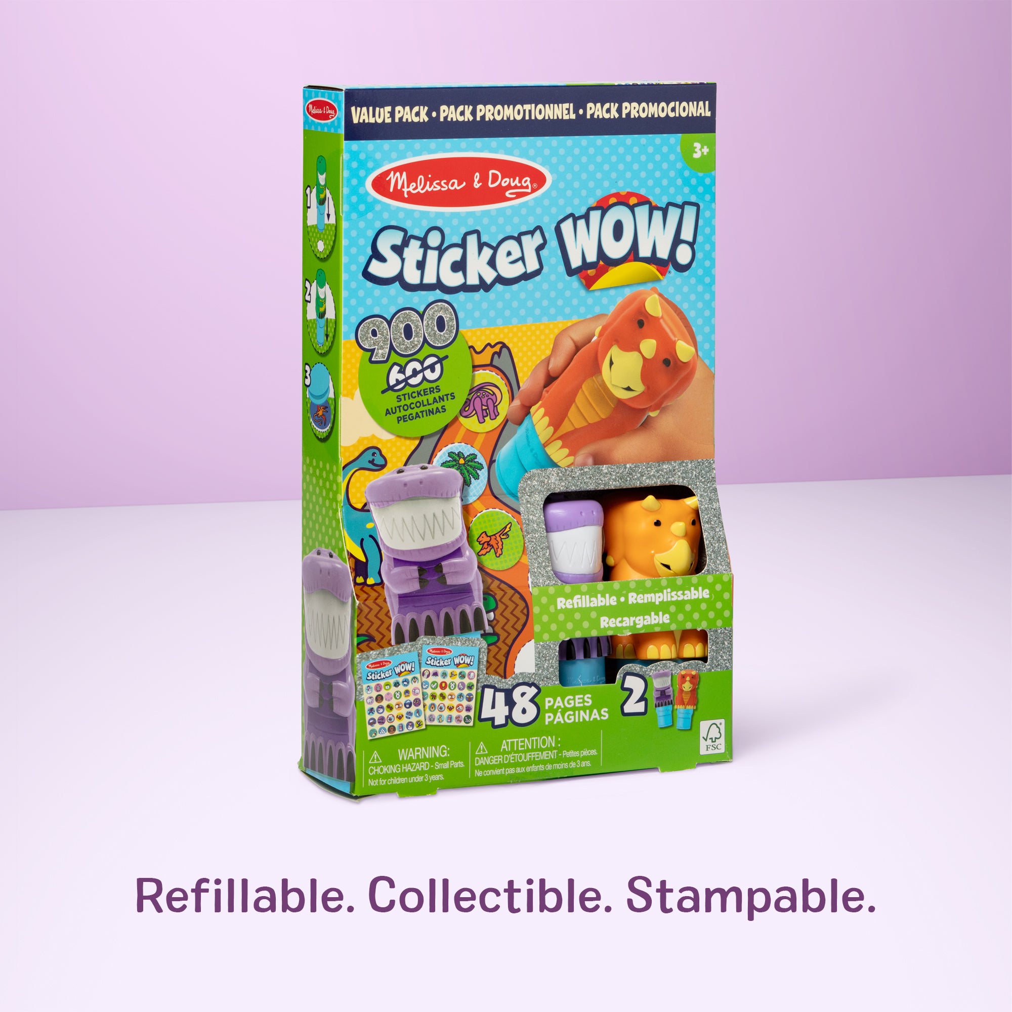 Sticker WOW!? Activity Pad & Sticker Stamper Value Pack - Dinosaur - Image 8