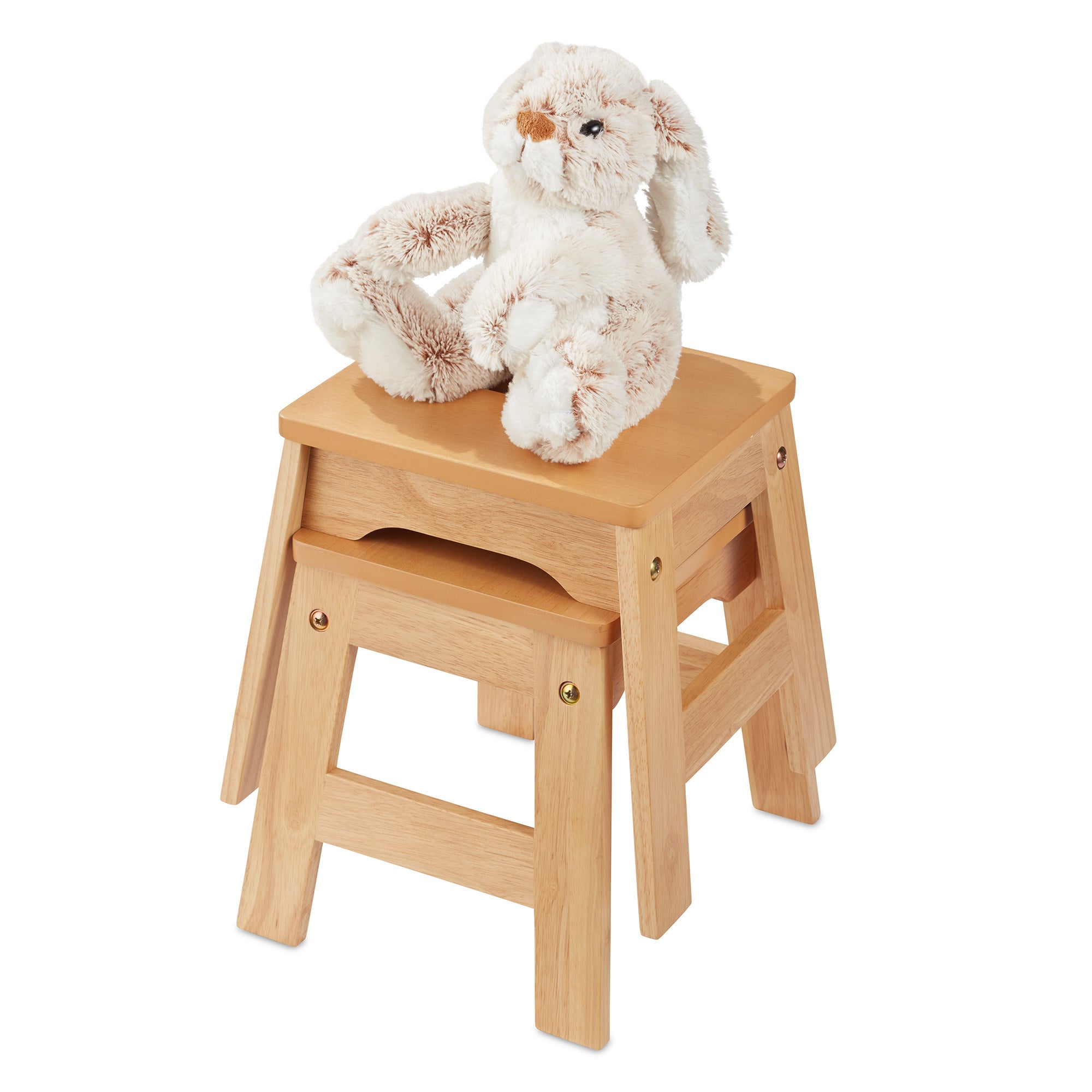 Wooden Stools ?C Set of 2 - Image 5