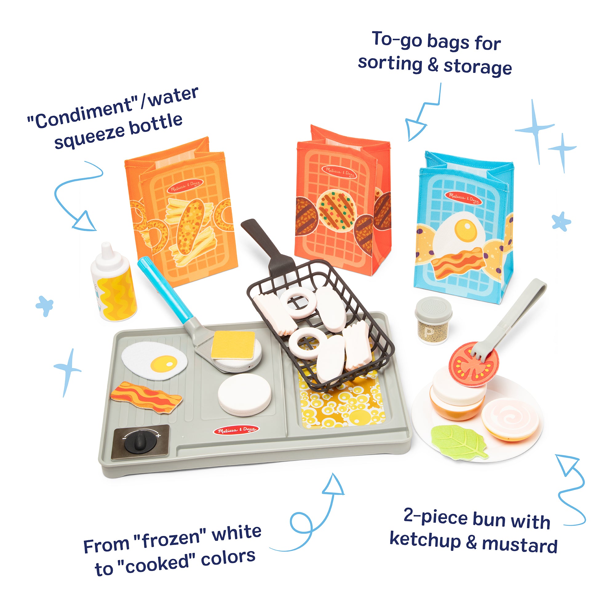 Flip & Fry Grill Play Set with Color Changing Water WOW! - Image 7