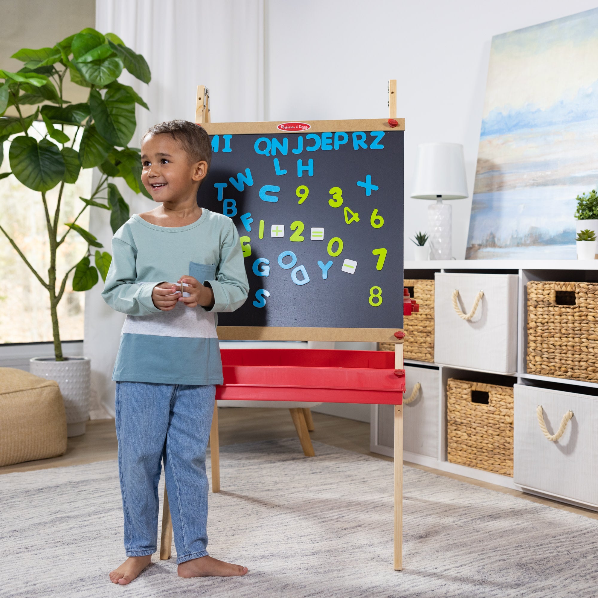 Deluxe Magnetic Standing Art Easel - Image 4