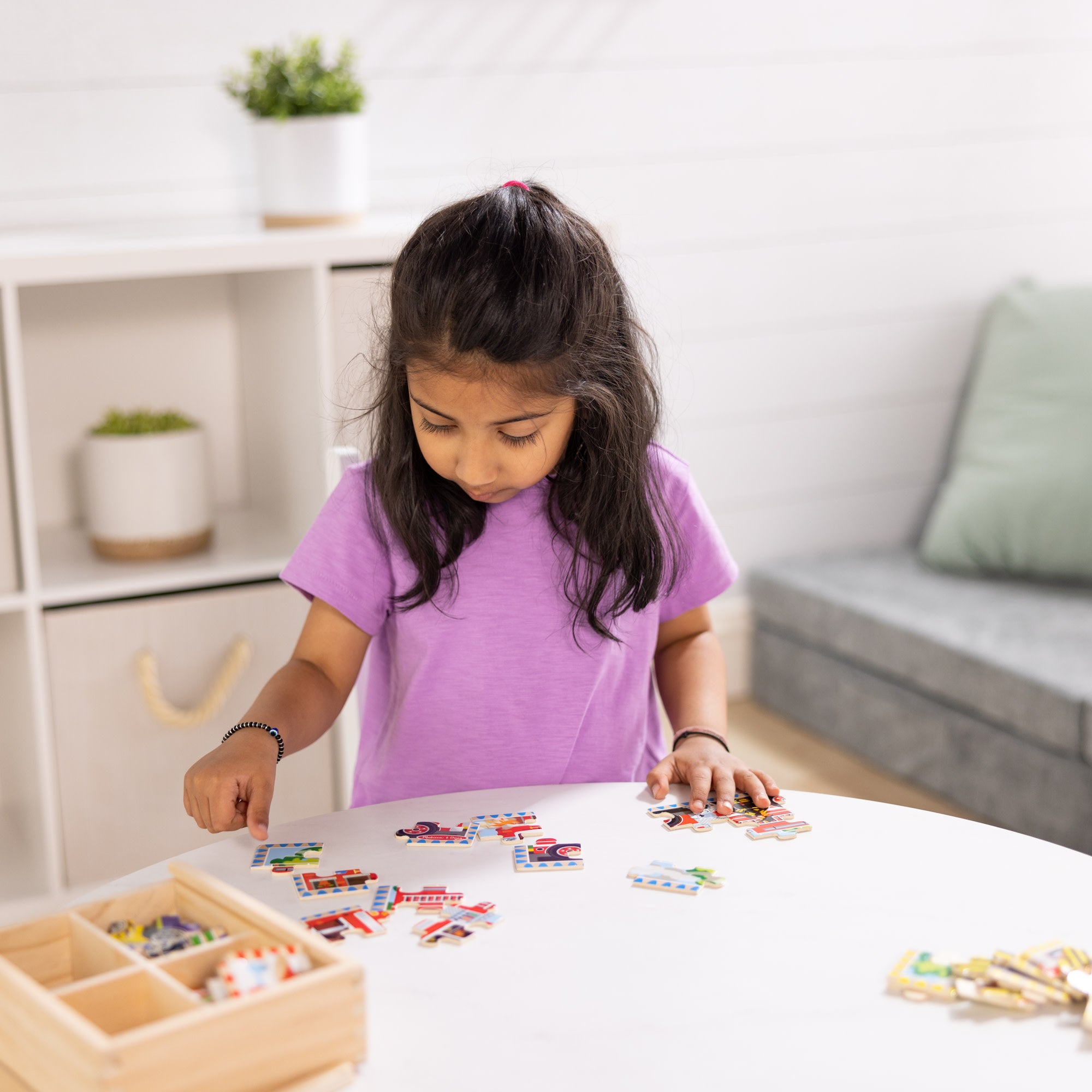 Wooden Jigsaw Puzzles in a Box - Vehicles - Image 8