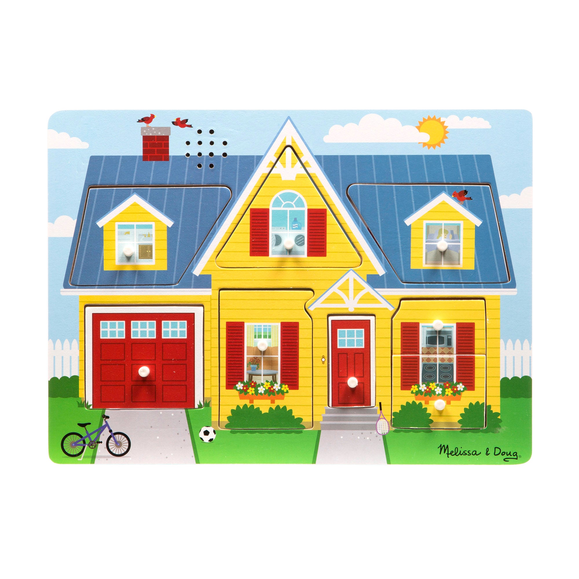 Around the House Sound Puzzle - 8 Pieces - Image 3