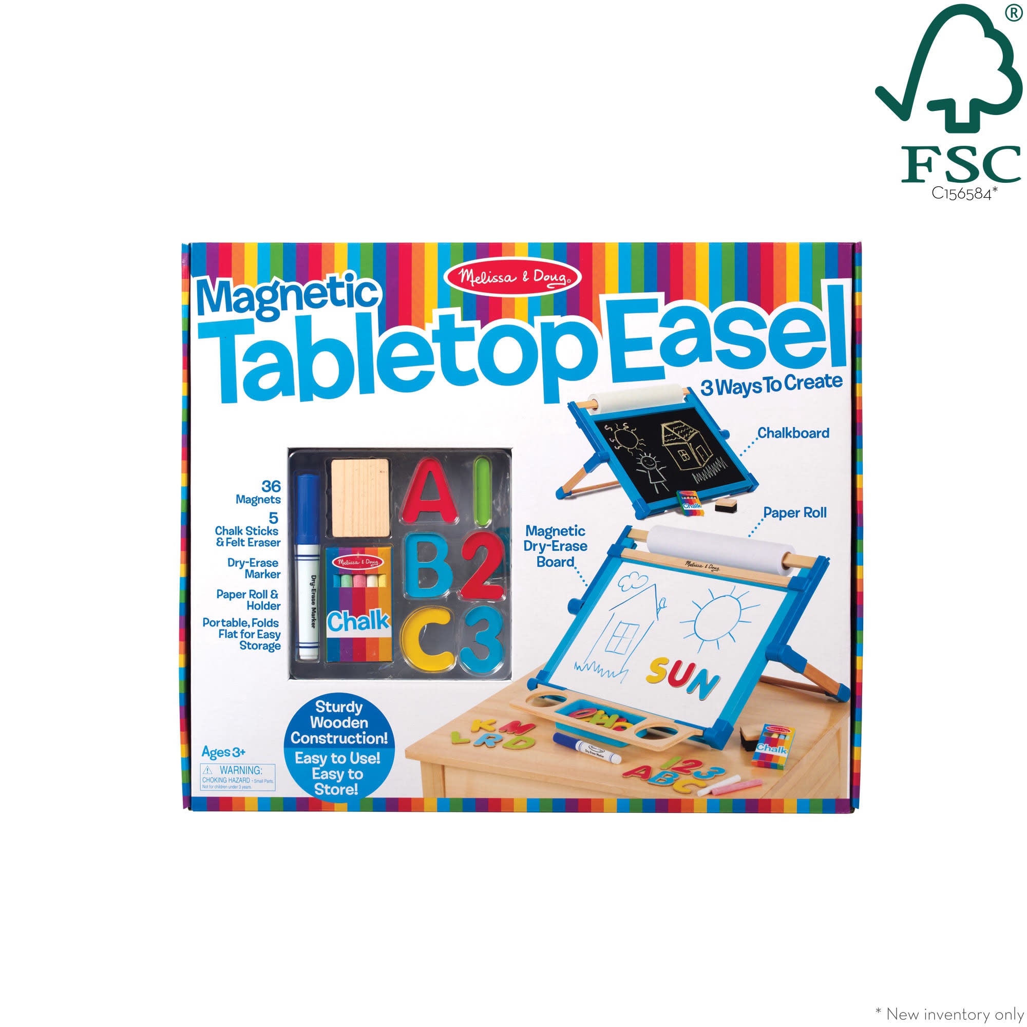 Double-Sided Magnetic Tabletop Easel - Image 3