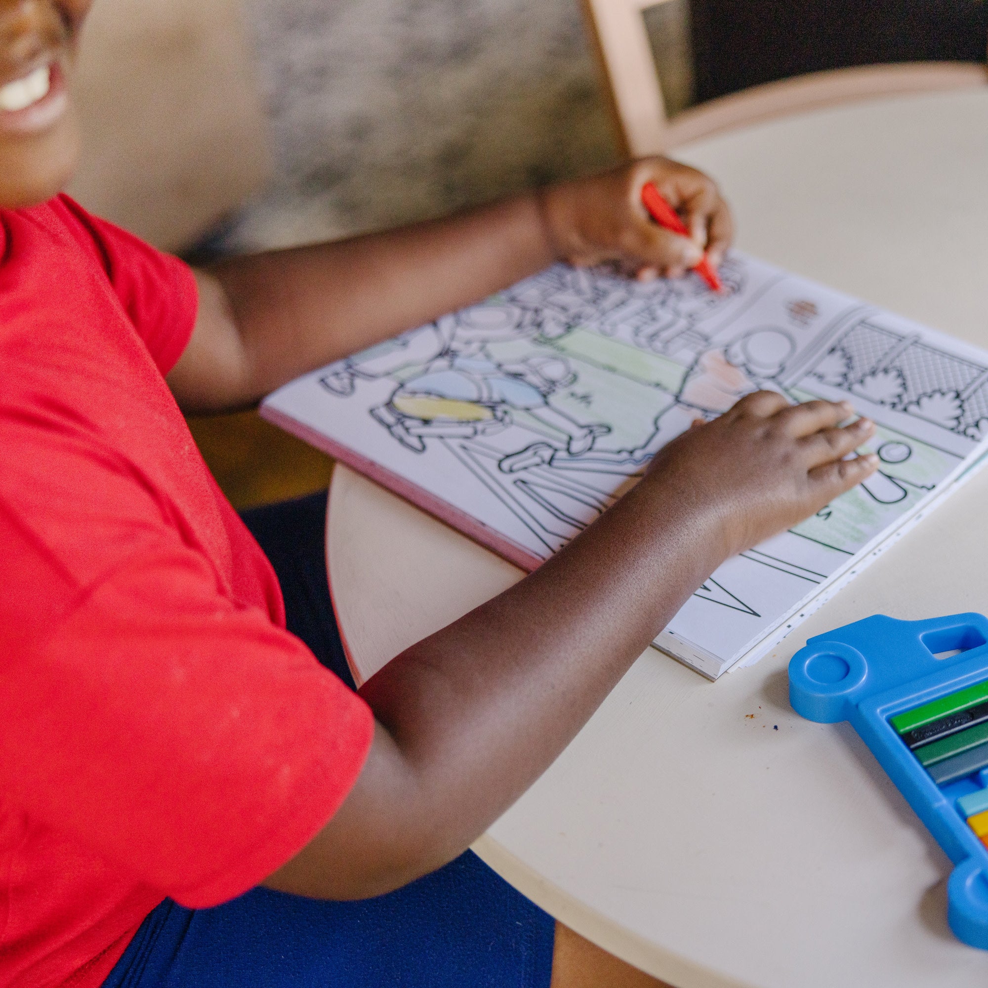 Jumbo 50-Page Kids' Coloring Pad - Space. Sharks. Sports. and More - Image 5