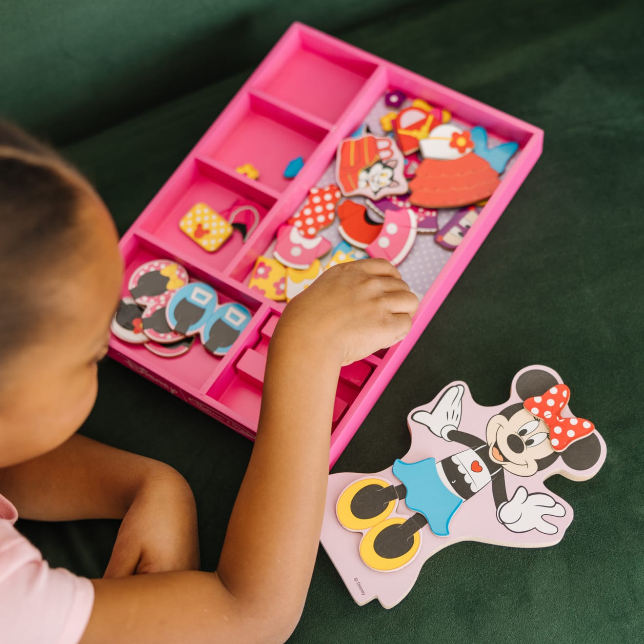 Disney Minnie Wooden Magnetic Dress-Up - Image 6