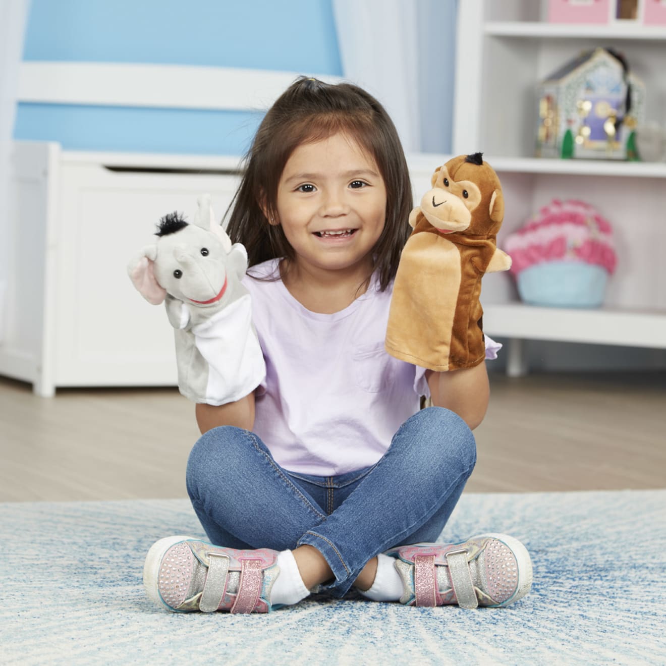 Safari Buddies Hand Puppets - Image 2