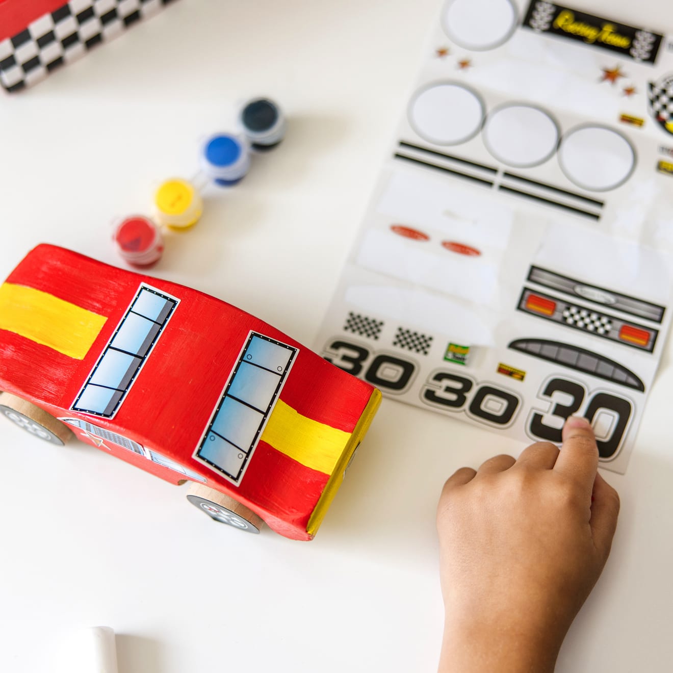 Decorate-Your-Own Wooden Race Car - Image 7