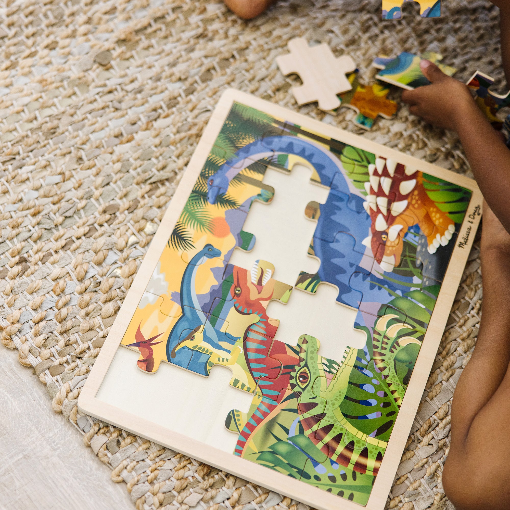 Dinosaur Wooden Jigsaw Puzzle - 24 Pieces - Image 9