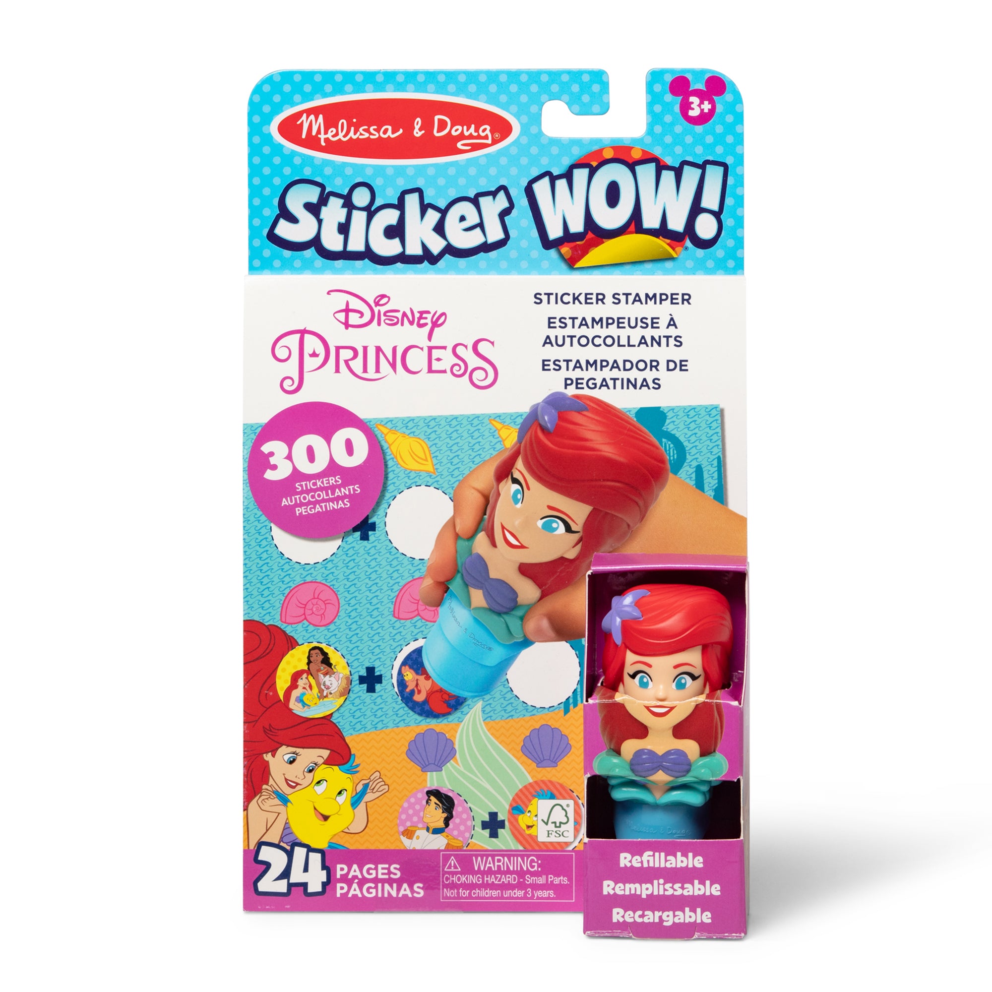 Sticker WOW!? Activity Pad & Sticker Stamper - Ariel